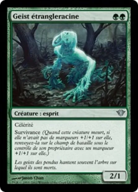 Geist étrangleracine, carte Magic DKA 127 — extension Obscure Ascension