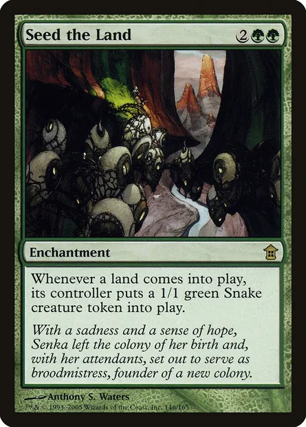 Seed the Land, Magic card SOK 146 — Saviors of Kamigawa set