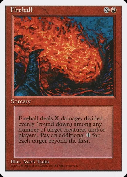 Fireball, Magic card PMEI 1995-1 — Media and Collaboration Promos set
