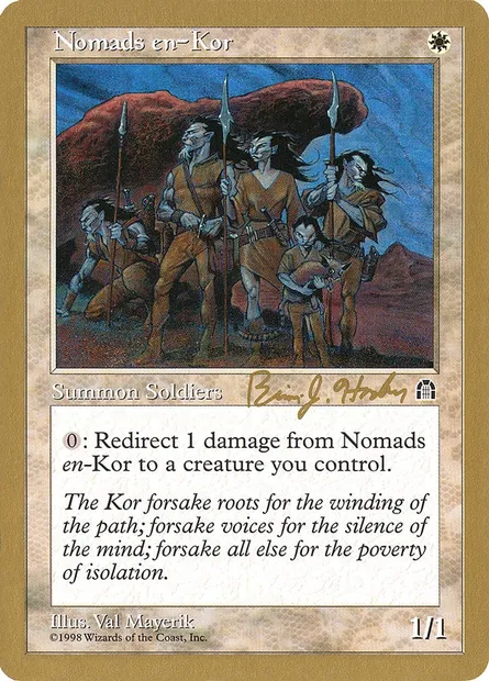 Nomads en-Kor, Magic card WC98 bh9 — World Championship Decks 1998 set