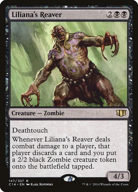 Liliana's Reaver, Magic card C14 147 — Commander 2014 set