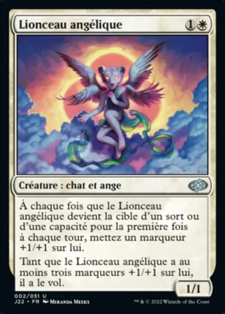 Lionceau angélique, carte Magic J22 2 — extension Jumpstart 2022