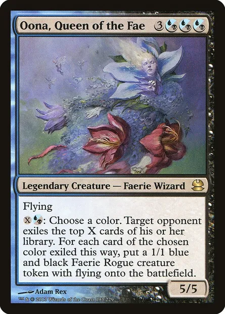 Oona, reine des faeries, carte Magic MMA 193 — extension Modern Masters