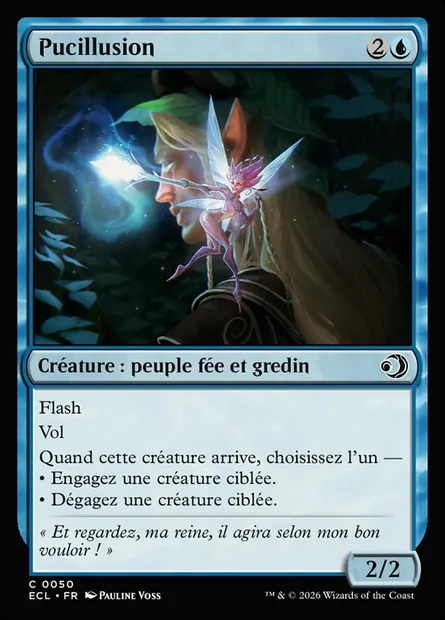 Pucillusion, carte Magic ECL 50 — extension Lorwyn Eclipsed