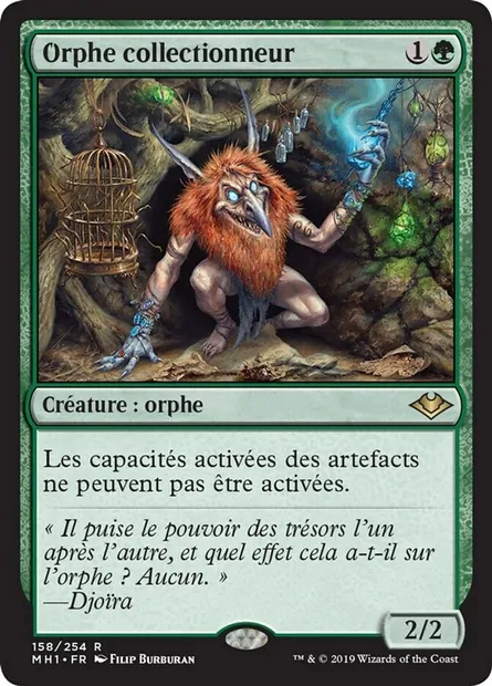 Orphe collectionneur, carte Magic MH1 158 — extension Horizons du Modern