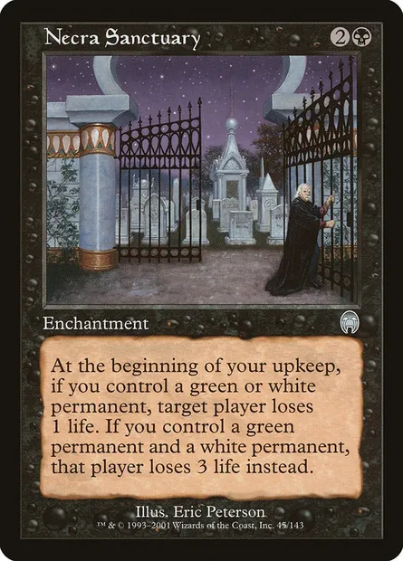 Necra Sanctuary, Magic card APC 45 — Apocalypse set