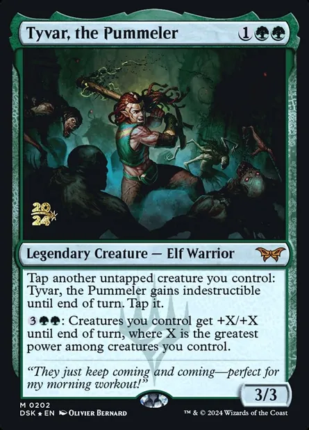 Tyvar, the Pummeler, Magic card PDSK 202s — Duskmourn: House of Horror Promos set