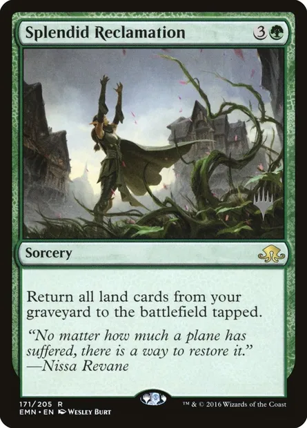 Splendide restauration, carte Magic PEMN 171p — extension Eldritch Moon Promos