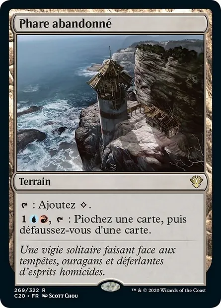 Phare abandonné, carte Magic C20 269 — extension Commander 2020