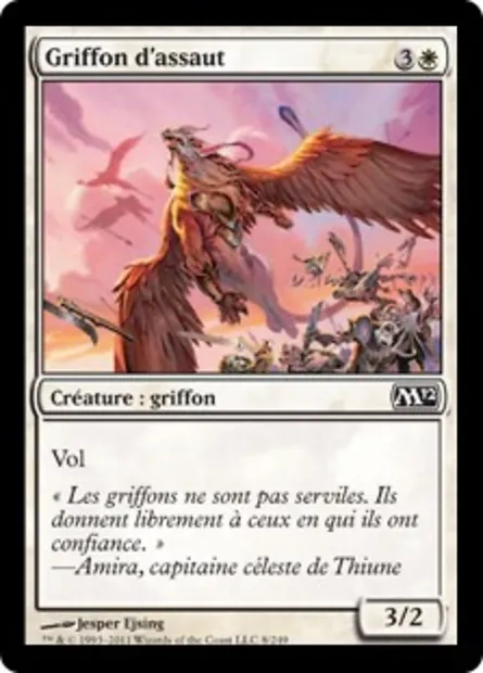 Griffon d'assaut, carte Magic M12 8 — extension Magic 2012