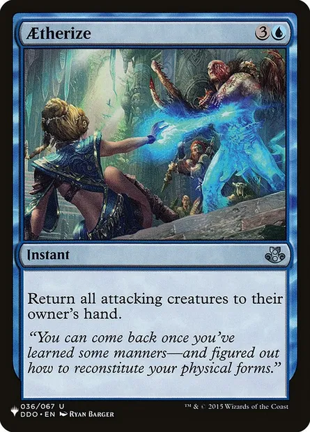 Aetherize, Magic card PLST DDO-36 — The List set