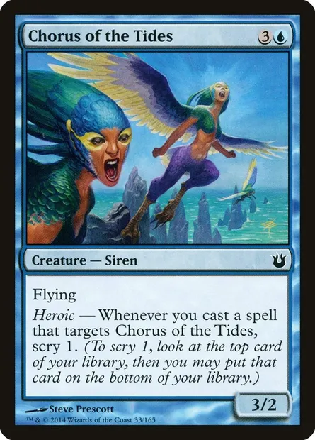Chorus of the Tides, Magic card BNG 33 — Born of the Gods set