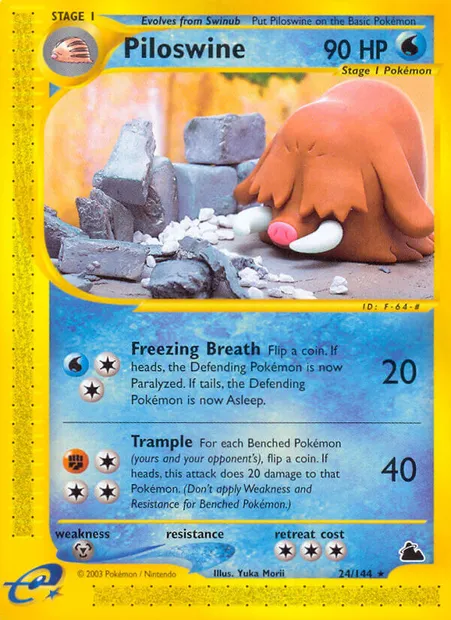 Cochignon, carte Pokémon SK 24 — extension Skyridge
