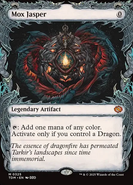 Mox Jasper, Magic card TDM 325 — Tarkir: Dragonstorm set