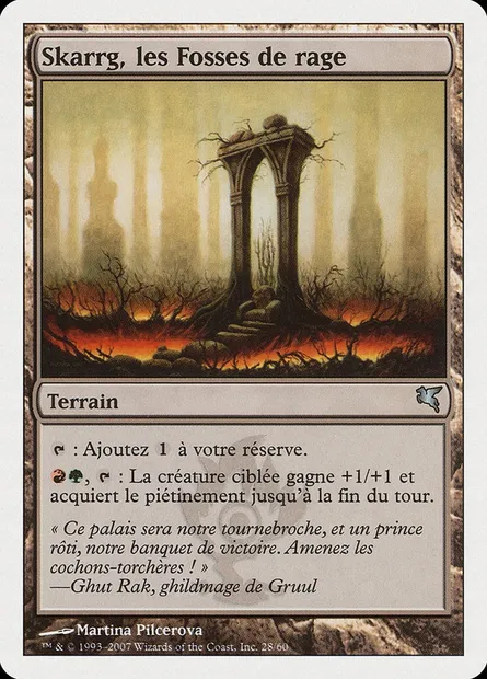 Skarrg, the Rage Pits, Magic card PSAL I28 — Salvat 2005 set