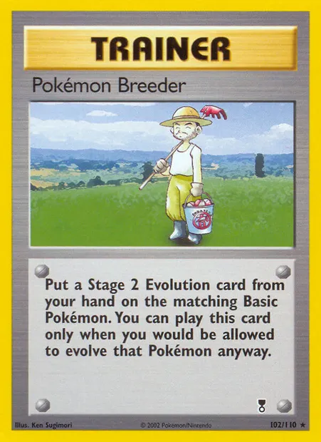 Éleveuse de Pokémon, carte Pokémon LC 102 — extension Legendary Collection