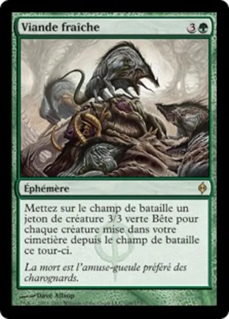 Viande fraîche, carte Magic NPH 109 — extension La Nouvelle Phyrexia