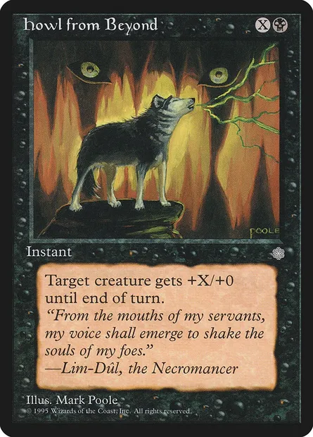 Howl from Beyond, Magic card ICE 132 — Ice Age set