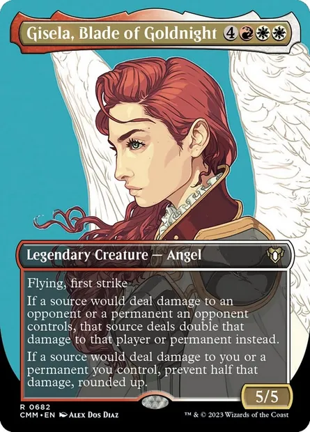 Gisela, Blade of Goldnight, Magic card CMM 682 — Commander Masters set