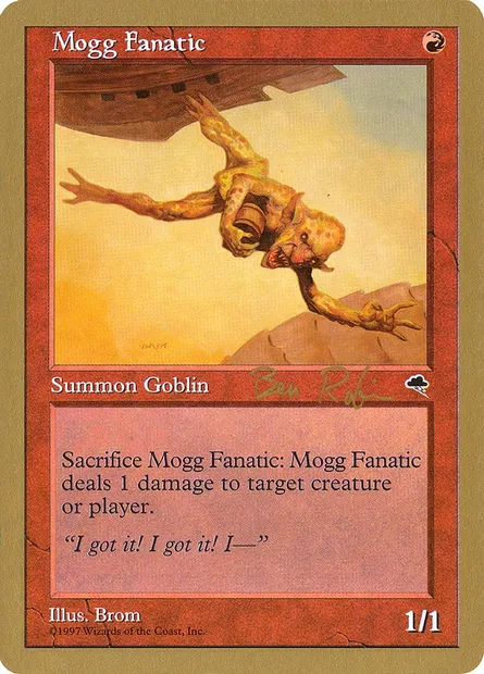 Mogg fanatique, carte Magic WC98 br190 — extension World Championship Decks 1998