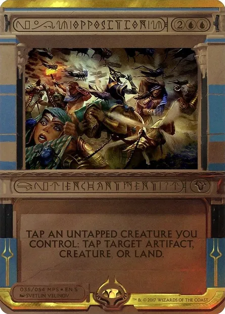 Opposition, carte Magic MP2 35 — extension Amonkhet Invocations
