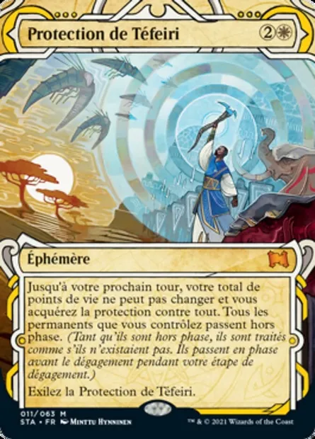 Protection de Téfeiri, carte Magic STA 11 — extension Strixhaven Mystical Archive