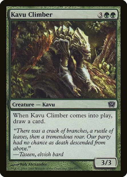 Kavu Climber, Magic card 9ED 249★ — Ninth Edition set