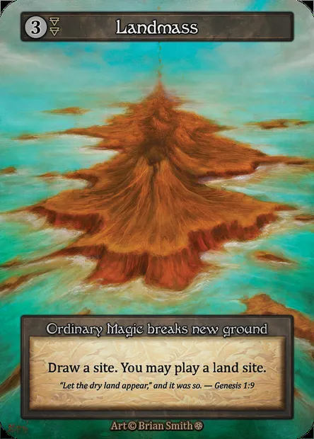 Landmass, carte Sorcery GOT 264 — extension Gothic