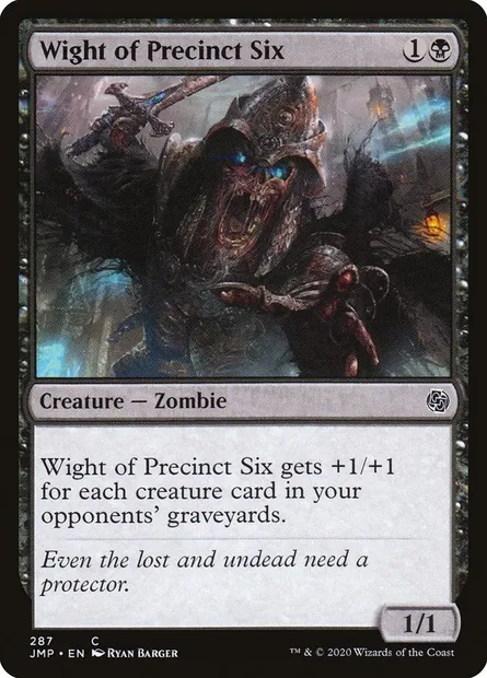 Wight of Precinct Six, Magic card JMP 287 — Jumpstart set