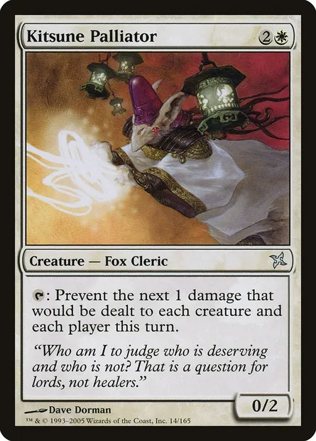 Kitsune Palliator, Magic card BOK 14 — Betrayers of Kamigawa set