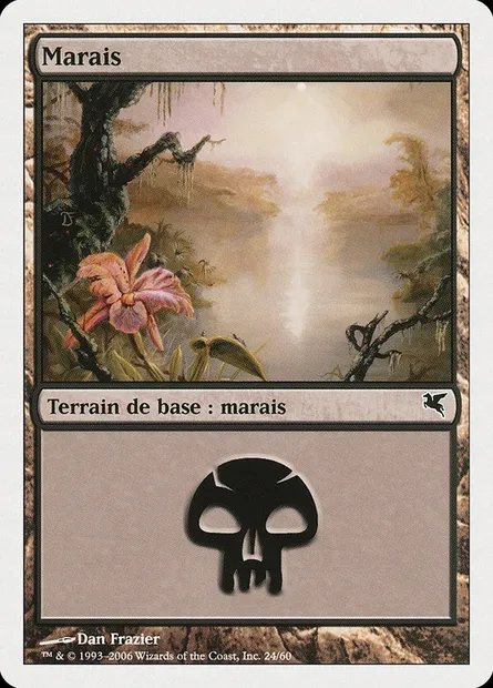 Swamp, Magic card PSAL A24 — Salvat 2005 set