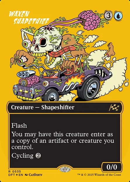 Waxen Shapethief, Magic card DFT 535 — Aetherdrift set