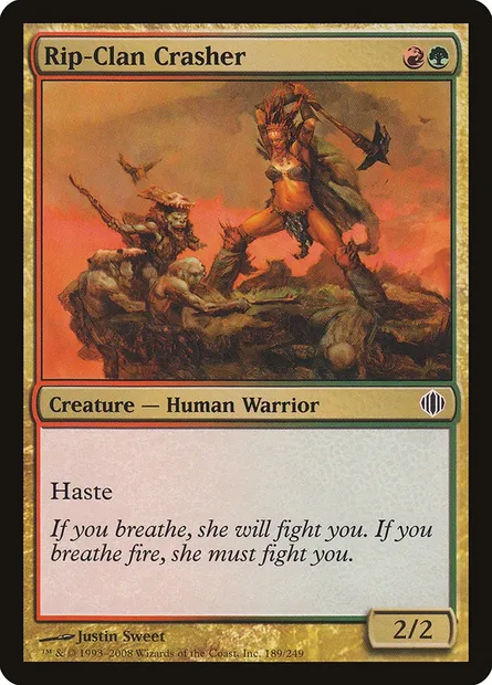 Rip-Clan Crasher, Magic card ALA 189 — Shards of Alara set