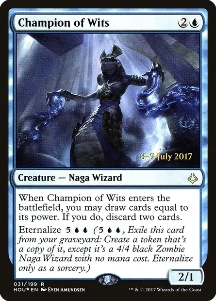 Champion of Wits, Magic card PHOU 31s — Hour of Devastation Promos set