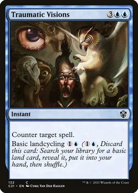 Traumatic Visions, Magic card C21 132 — Commander 2021 set