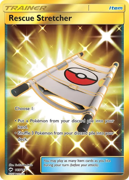 Rescue Stretcher, Pokémon card BUS 165 — Burning Shadows set