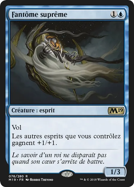 Fantôme suprême, carte Magic M19 76 — extension Core Set 2019