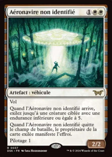 Aéronavire non identifié, carte Magic DSK 37 — extension Duskmourn: House of Horror