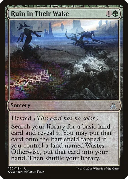 Ruin in Their Wake, Magic card OGW 122 — Oath of the Gatewatch set