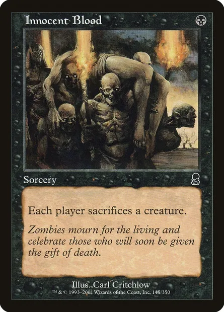 Innocent Blood, Magic card ODY 145 — Odyssey set