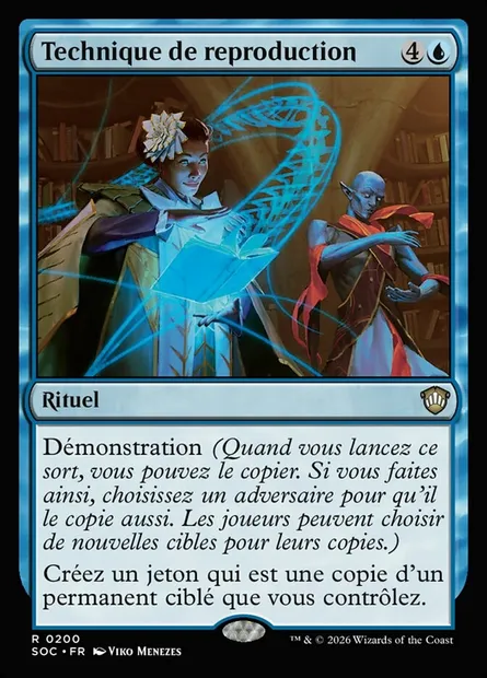 Technique de reproduction, carte Magic SOC 200 — extension Secrets of Strixhaven Commander