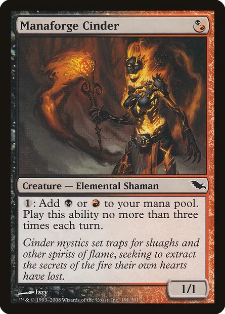 Manaforge Cinder, Magic card SHM 191 — Shadowmoor set