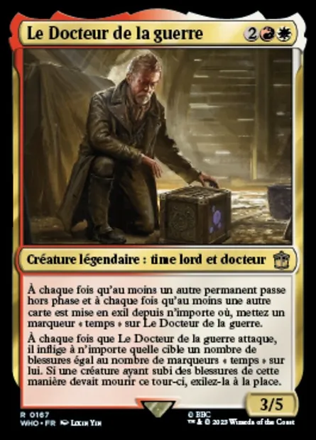 Le Docteur de la guerre, carte Magic WHO 167 — extension Doctor Who