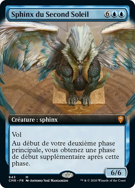 Sphinx du Second Soleil, carte Magic CMR 643 — extension Commander Legends