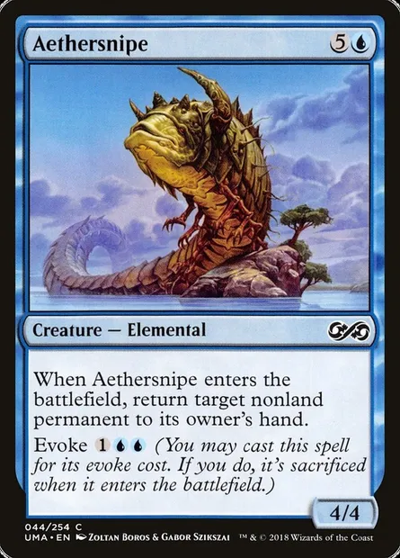 Aethersnipe, Magic card UMA 44 — Ultimate Masters set