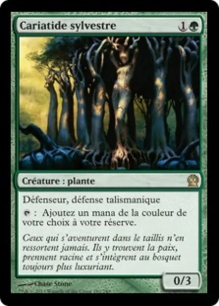 Cariatide sylvestre, carte Magic THS 180 — extension Theros
