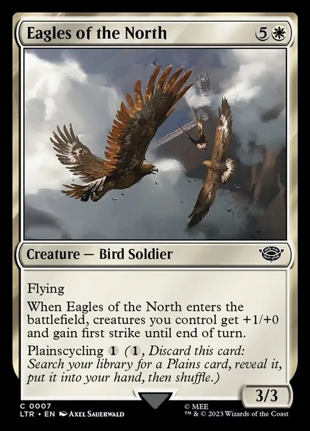 Eagles of the North, Magic card LTR 7 — The Lord of the Rings: Tales of Middle-earth set