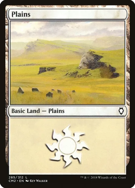 Plains, Magic card CM2 285 — Commander Anthology Volume II set