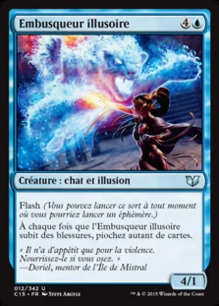 Embusqueur illusoire, carte Magic C15 12 — extension Commander 2015