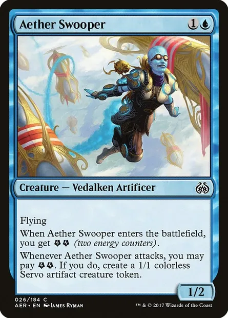 Aether Swooper, Magic card AER 26 — Aether Revolt set